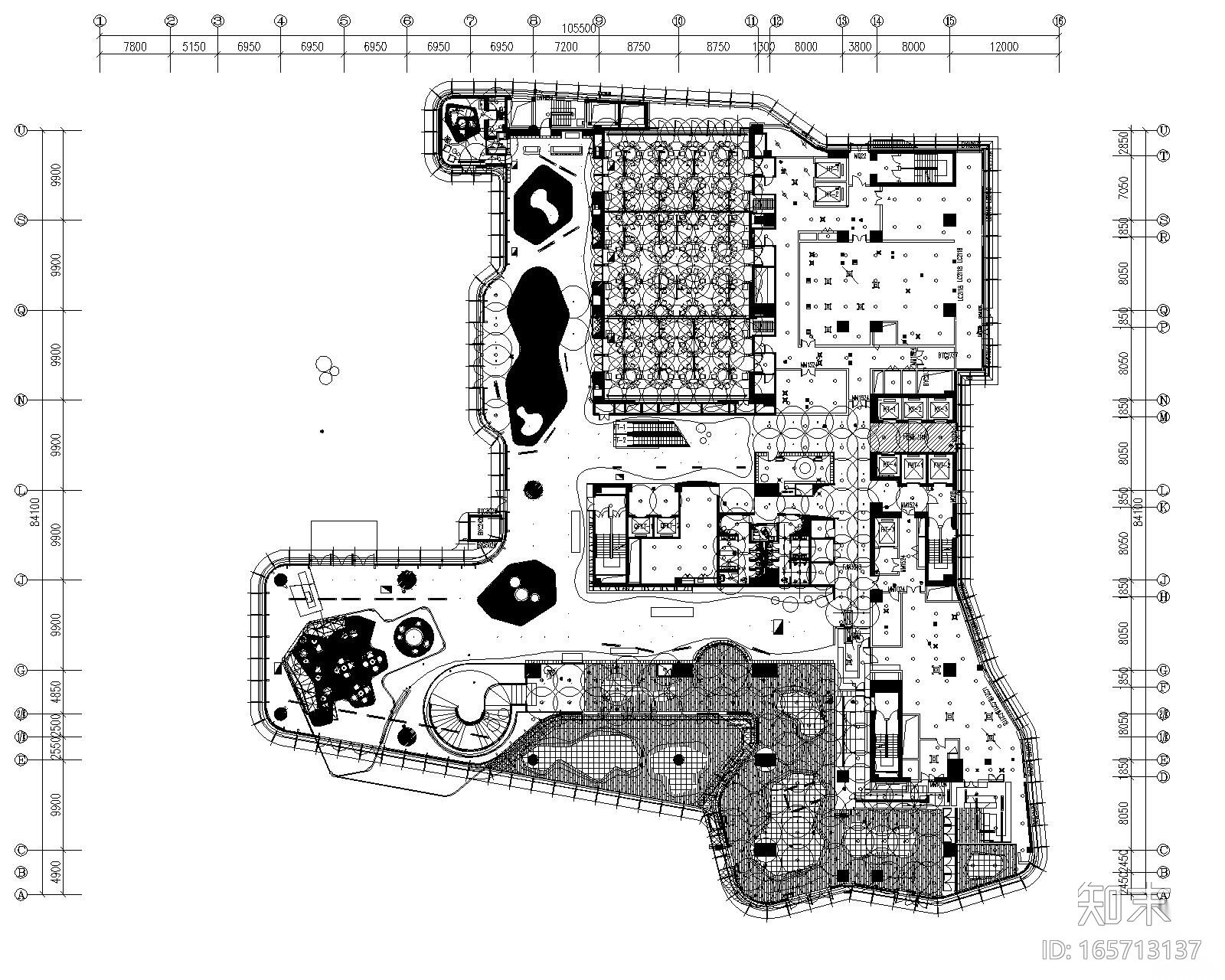 [海南]三亚山海天·傲途格精选酒店设计CAD施工图（附...cad施工图下载【ID:165713137】