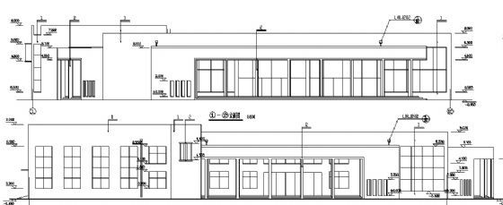 某职工食堂建筑设计图cad施工图下载【ID:166831131】