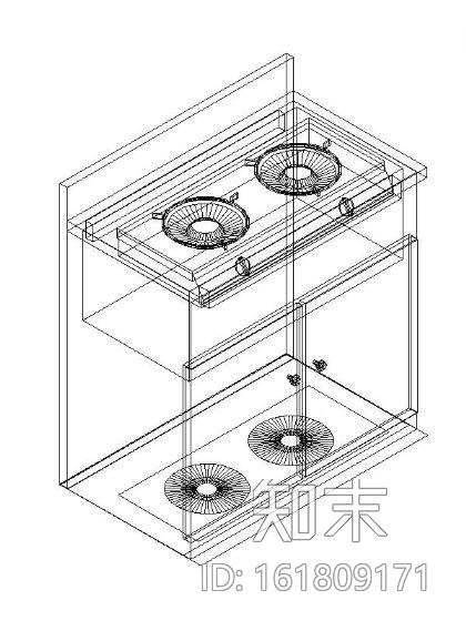 厨具三维图块cad施工图下载【ID:161809171】