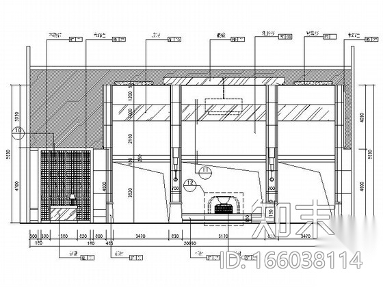 [江苏]超豪华五星级酒店全套装修设计CAD施工图（含实...cad施工图下载【ID:166038114】