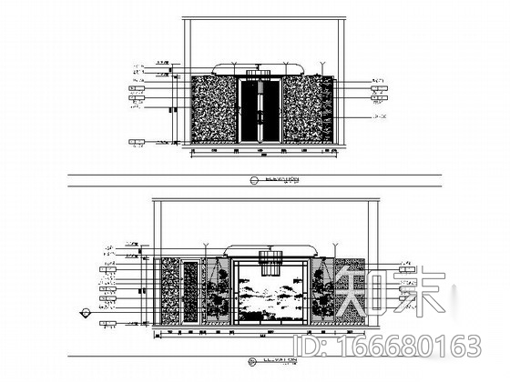 [陕西]高档五星级现代风格酒店室内装修施工图（含全套设...cad施工图下载【ID:166680163】