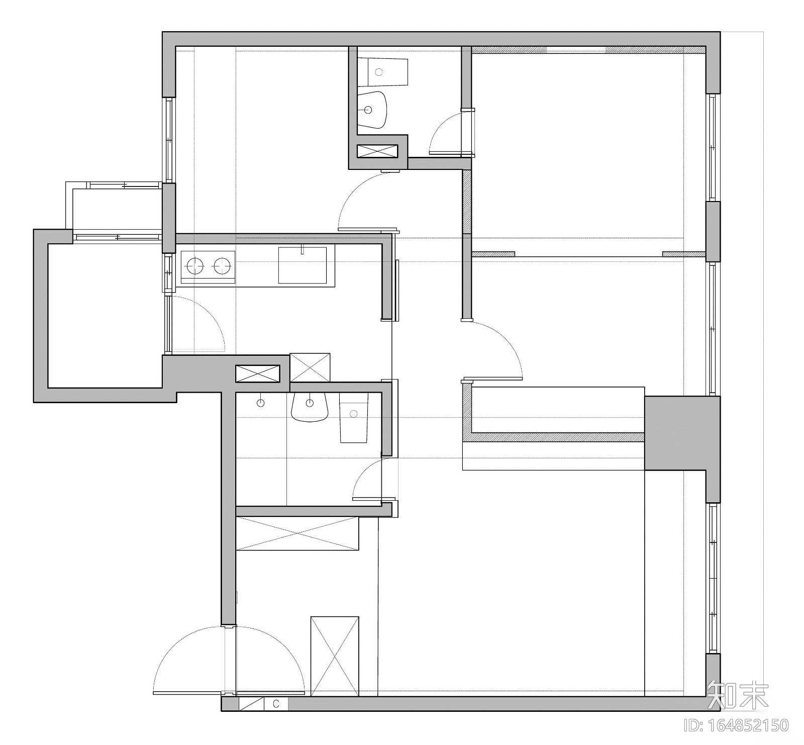 29套日式住宅室内空间设计案例合集施工图下载【ID:164852150】