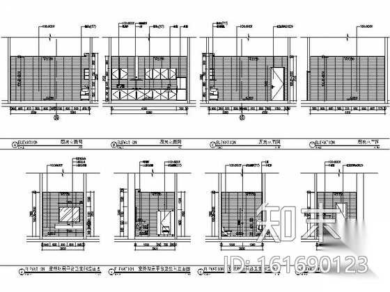 [北京]国家综合性科技馆现代绿色生活示范展示区装修施工图cad施工图下载【ID:161690123】