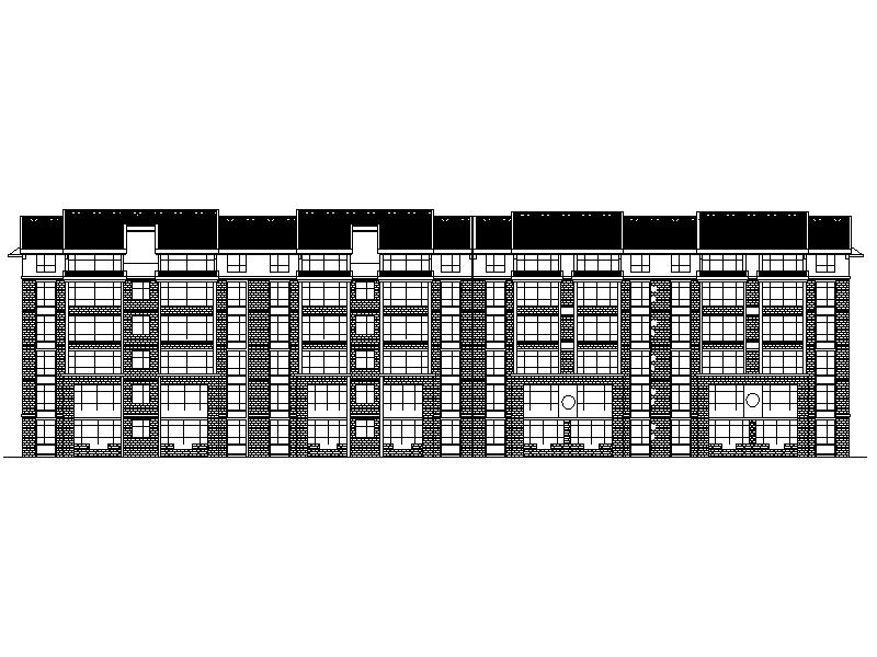 [宁夏]大型新中式小区多层住宅楼施工图（全专业图纸）cad施工图下载【ID:165946113】