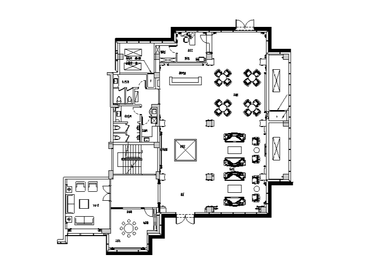 [浙江]临平玉园售楼空间设计施工图（附效果图）cad施工图下载【ID:161704189】