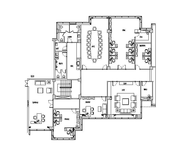 [浙江]临平玉园售楼空间设计施工图（附效果图）cad施工图下载【ID:161704189】