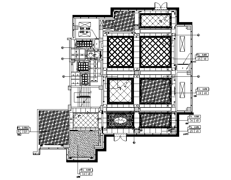 [浙江]临平玉园售楼空间设计施工图（附效果图）cad施工图下载【ID:161704189】