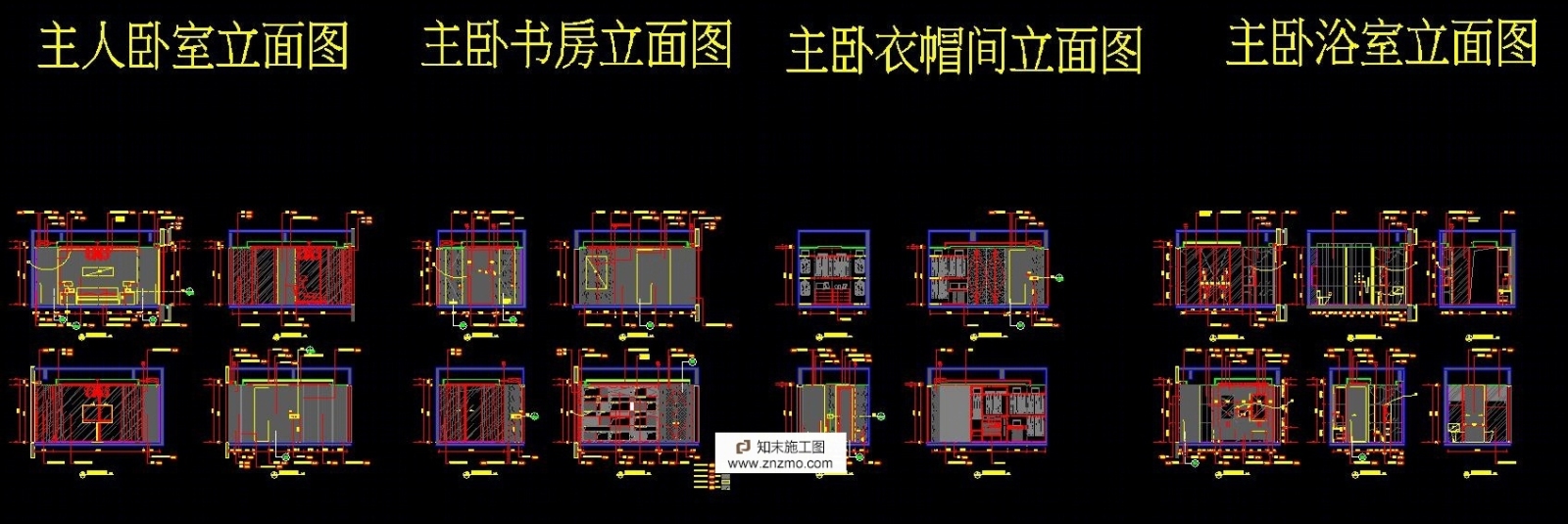 梁志天-梁大师深圳湾一号样板房施工图下载【ID:56887672】