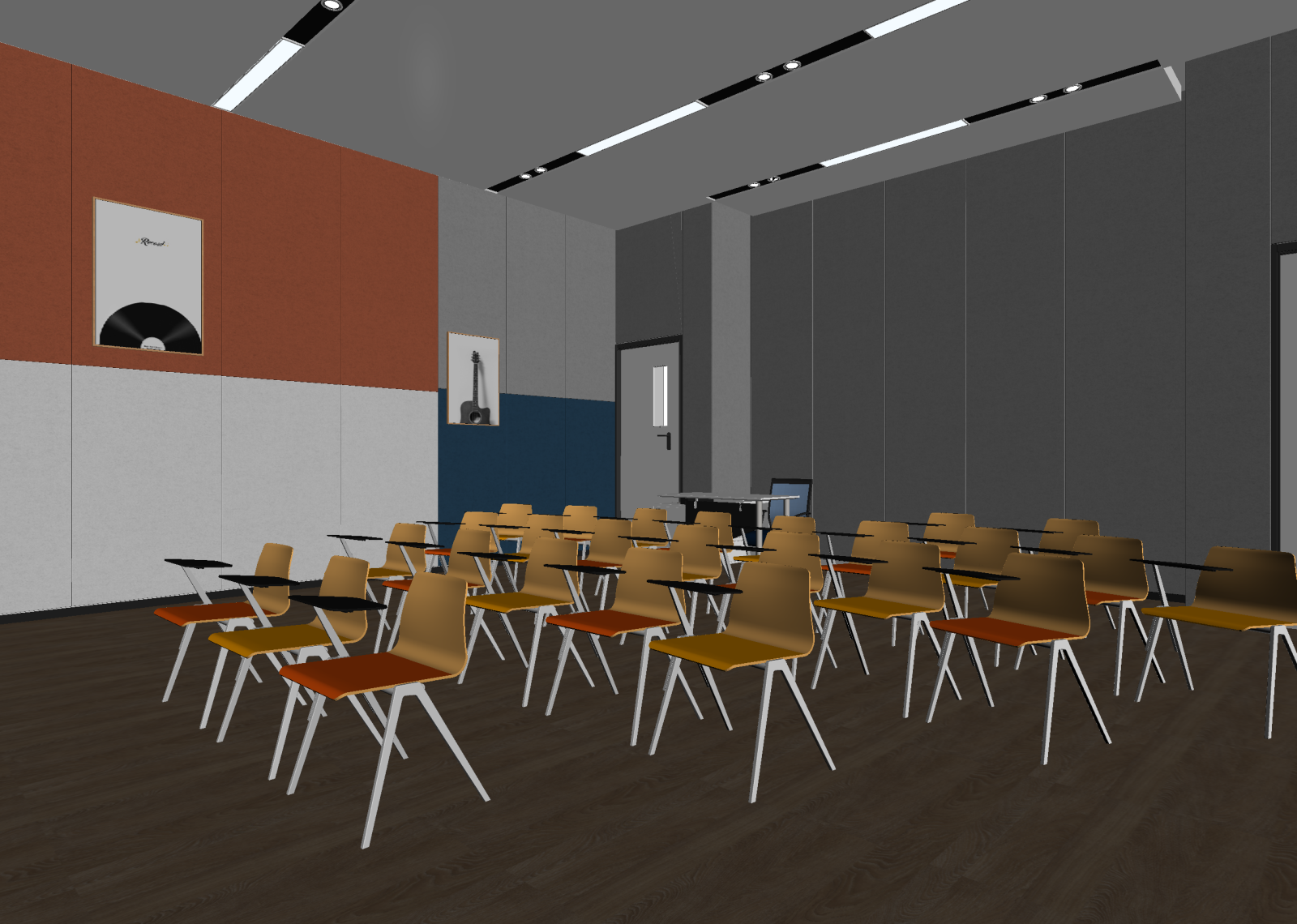 教室3D模型下载【ID:1214414339】