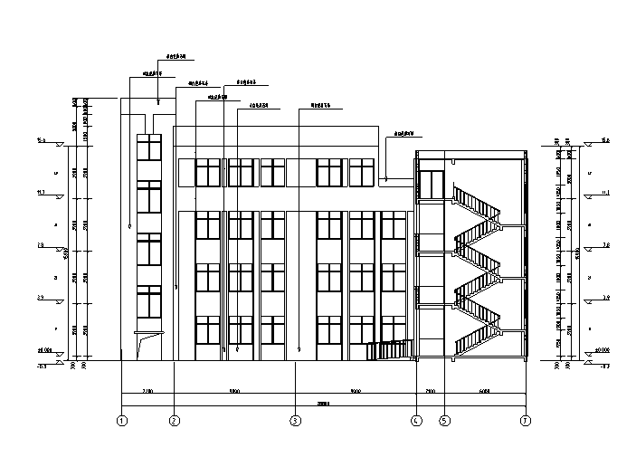 [贵州]某小学扩建项目教学楼建筑施工图施工图下载【ID:165931155】