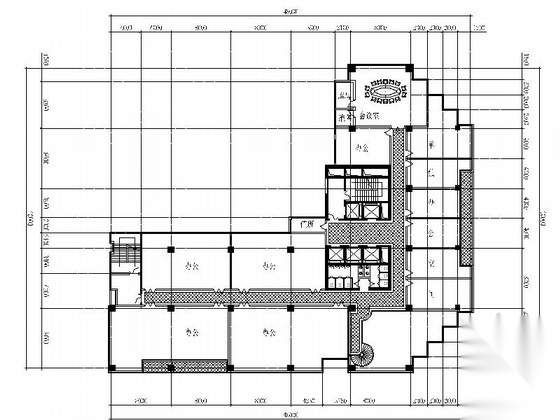 [东莞]某二十一层商务办公楼建筑扩初图（含效果图）cad施工图下载【ID:167371120】