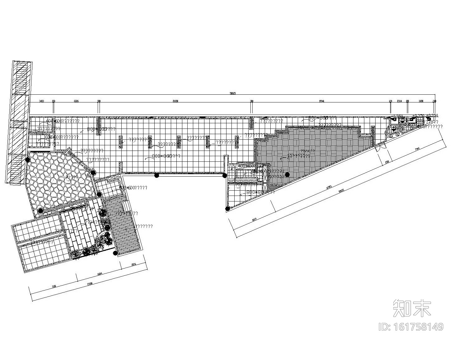 [杭州]混搭风格中餐厅装修施工图（附效果图）cad施工图下载【ID:161758149】