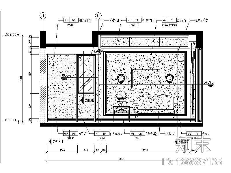 [重庆]酒店式现代豪华别墅室内设计施工图施工图下载【ID:166687135】