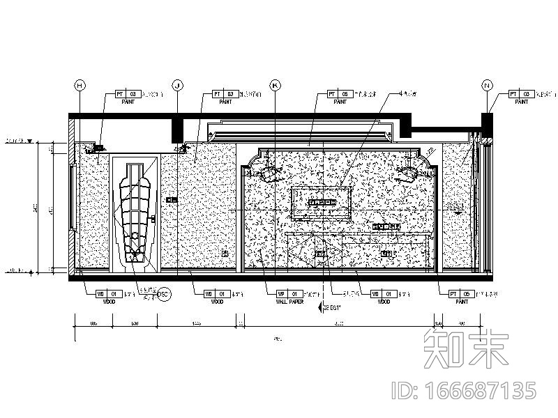 [重庆]酒店式现代豪华别墅室内设计施工图施工图下载【ID:166687135】