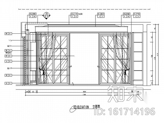 [江苏]高档现代风格三层别墅室内装修施工图（含水电施工图下载【ID:161714196】