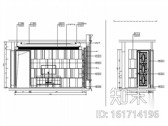 [江苏]高档现代风格三层别墅室内装修施工图（含水电施工图下载【ID:161714196】