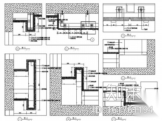 [江苏]某企业孵化园办公大楼室内施工图cad施工图下载【ID:161761194】