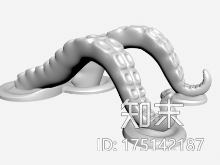 3D打印章鱼片ipad架3d打印模型下载【ID:175142187】
