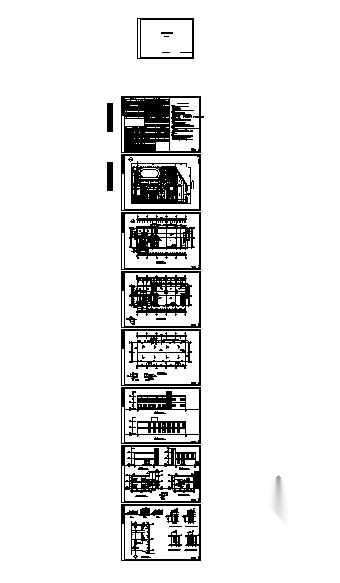 [汉中市]某二层中学食堂建筑施工图cad施工图下载【ID:166734143】