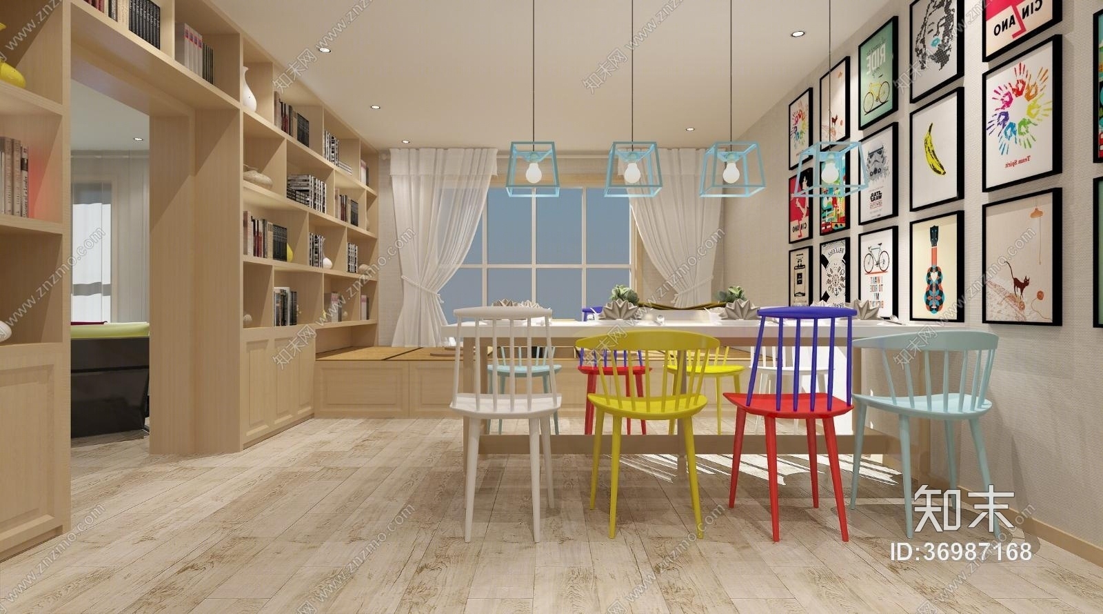 叙品设计（蒋国兴）库车五洲套房效果图cad施工图下载【ID:36987168】