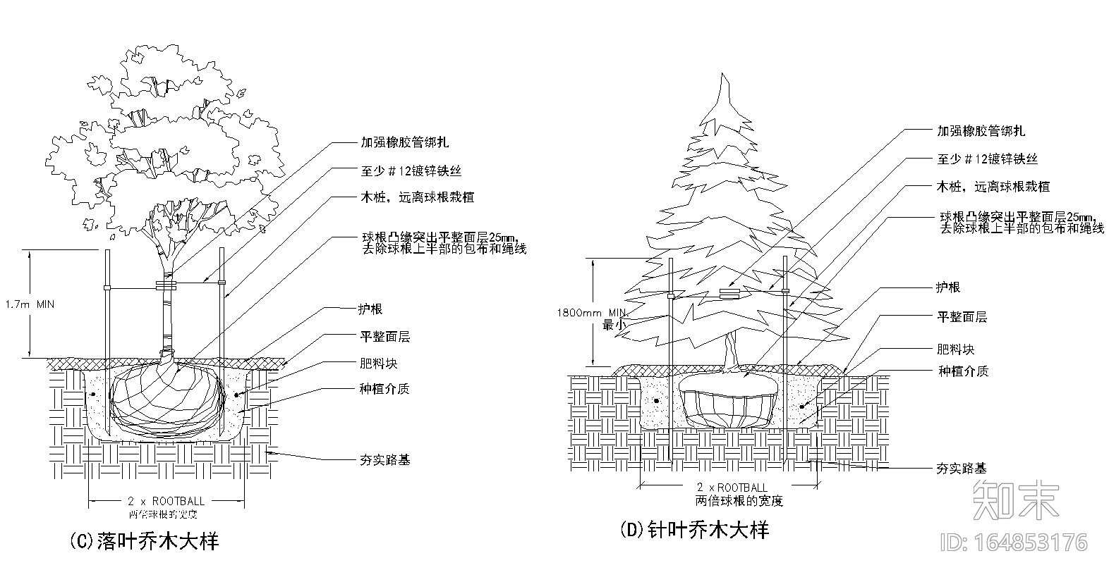 [上海]万科新古典居住区景观植物CAD施工图施工图下载【ID:164853176】