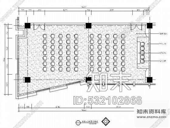 施工图大会议室装修图cad施工图下载【ID:532102868】