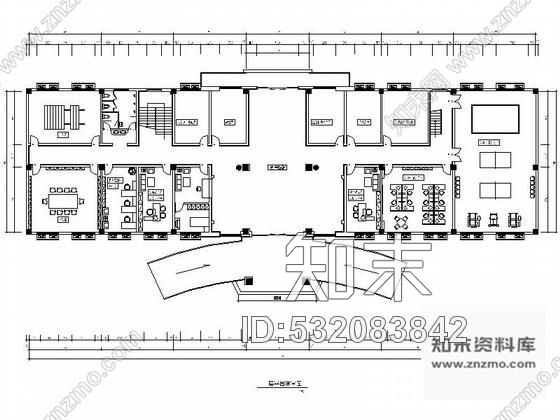 施工图江苏某现代风格部队办公楼室内装修施工图含效果施工图下载【ID:532083842】