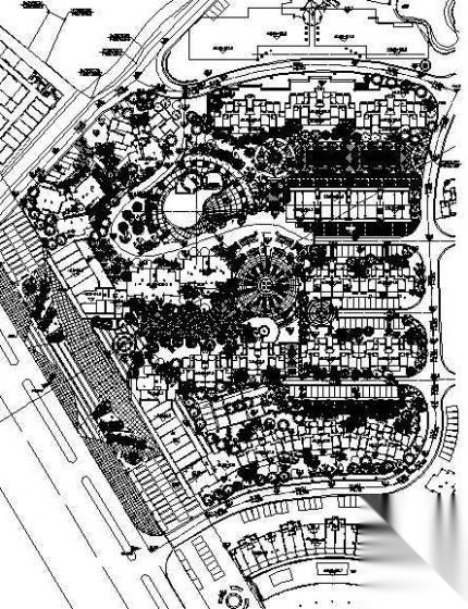 住宅环境设计工程全套施工图cad施工图下载【ID:161120185】