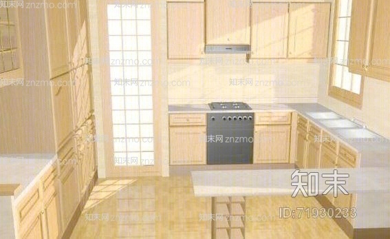 厨房壁柜483D模型下载【ID:71930233】