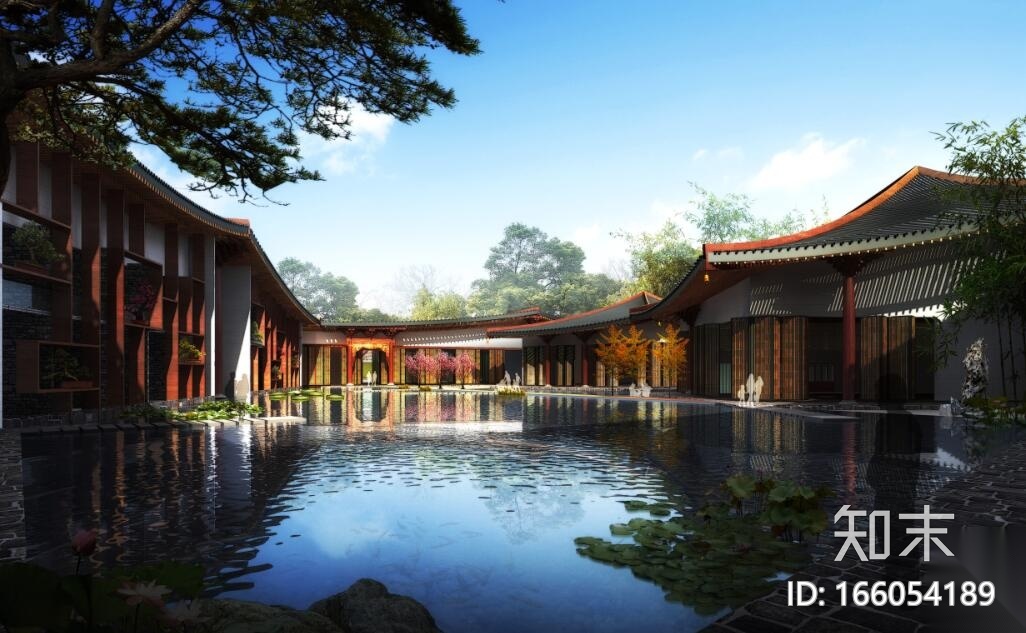 [河南]生态湖酒店方案规划文本cad施工图下载【ID:166054189】
