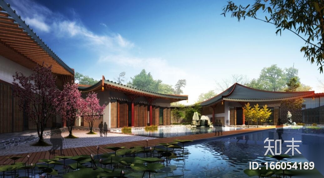 [河南]生态湖酒店方案规划文本cad施工图下载【ID:166054189】