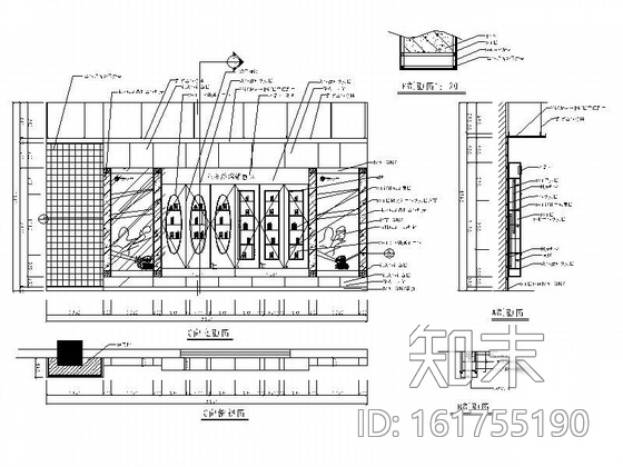 某大学动感地带品牌店装修图cad施工图下载【ID:161755190】