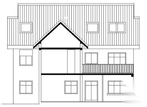 北京某小区二层别墅建筑方案图施工图下载【ID:149915133】