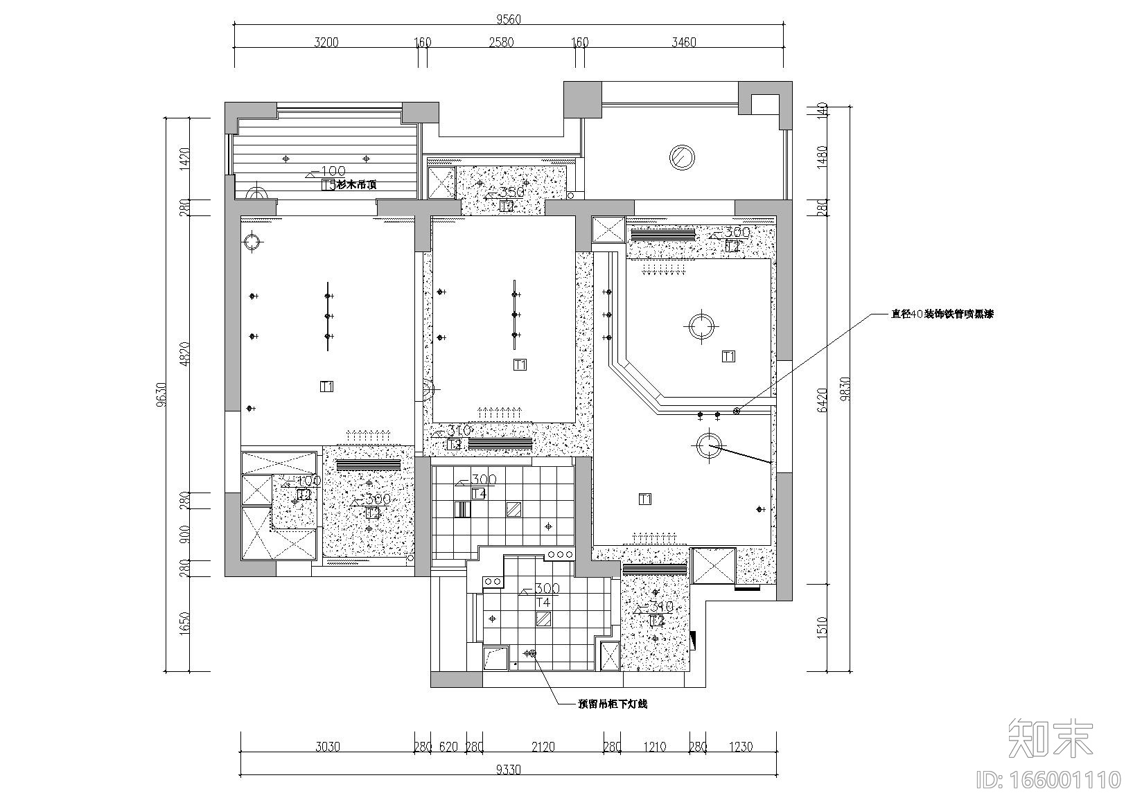 [浙江]杭州德圣博奥城样板间CAD施工图+实景cad施工图下载【ID:166001110】