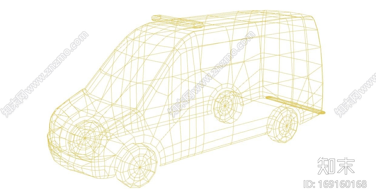 LOW救护车CG模型下载【ID:169160168】
