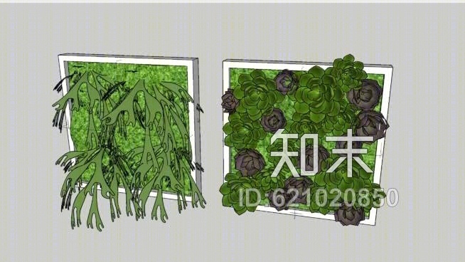 第四纪垂直花园SU模型下载【ID:621020850】