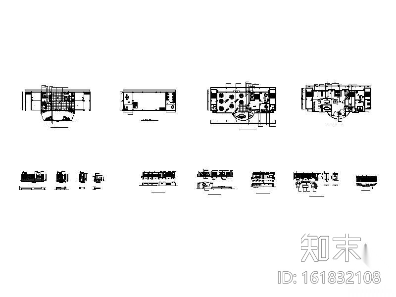 某电子公司办公空间装修图(含效果)cad施工图下载【ID:161832108】