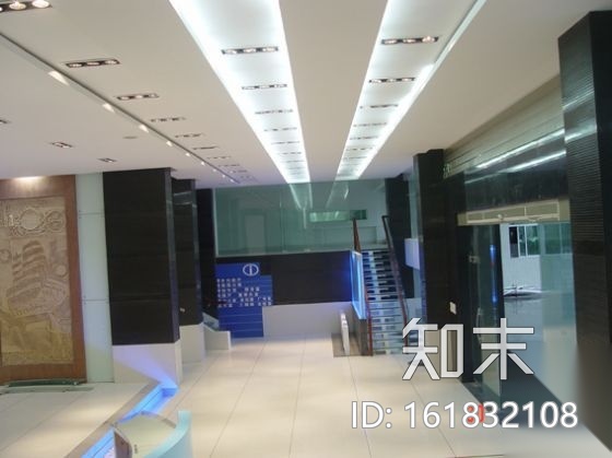 某电子公司办公空间装修图(含效果)cad施工图下载【ID:161832108】
