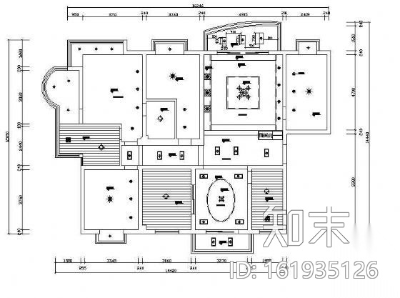 某室内家装施工图施工图下载【ID:161935126】