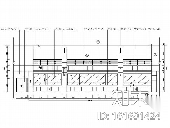 某农村合作银行办公大楼装修图cad施工图下载【ID:161691424】