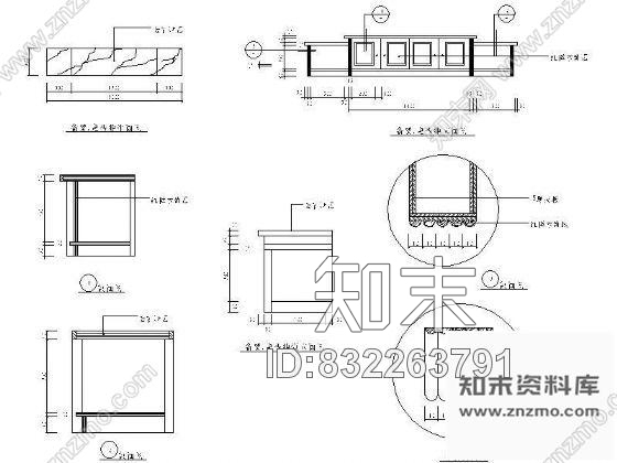 图块/节点备餐.电视柜详图Ⅰ施工图下载【ID:832263791】