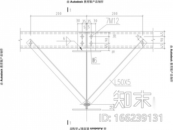 仿古坡屋顶框架结构施工图cad施工图下载【ID:166239131】