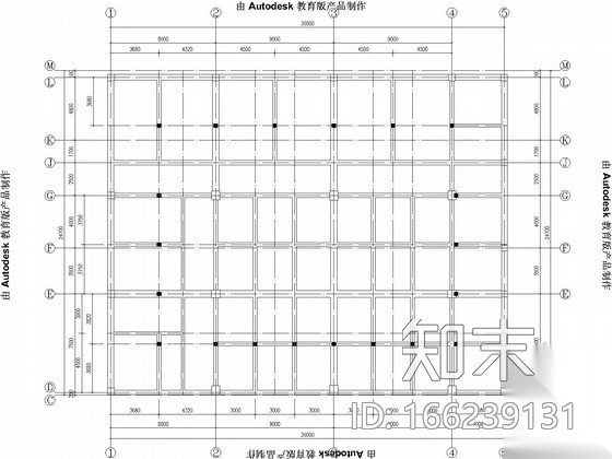 仿古坡屋顶框架结构施工图cad施工图下载【ID:166239131】