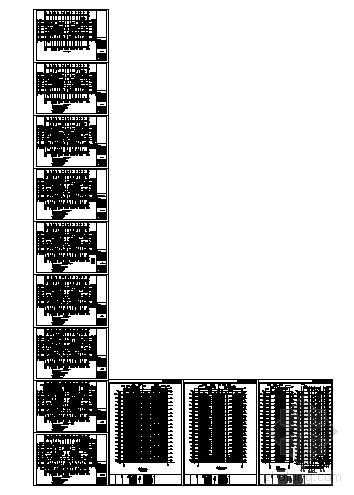 某十八层高层住宅楼建筑设计方案cad施工图下载【ID:166198181】