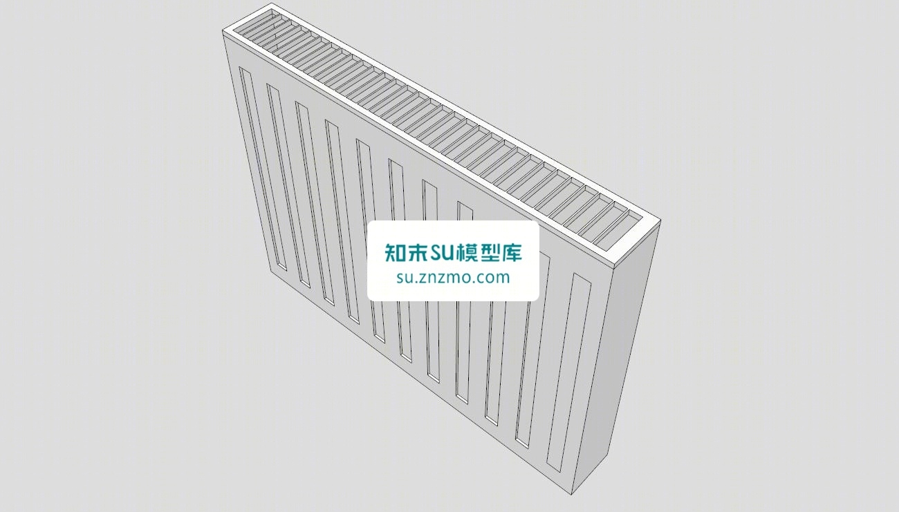 电散热器暖气片SU模型下载【ID:148498172】