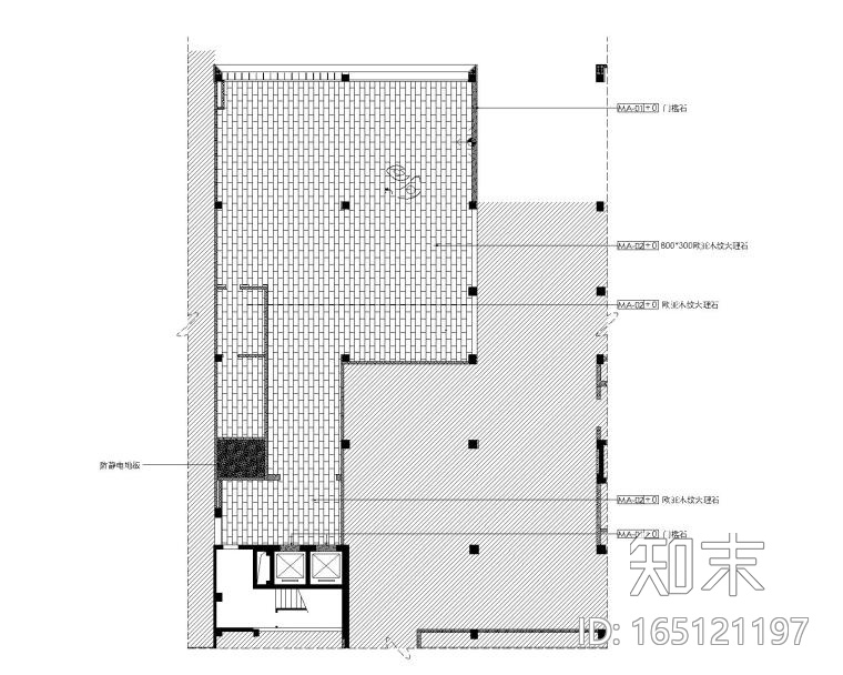 上海虹桥吴中路全季酒店公区CAD施工图+效果图+材料表施工图下载【ID:165121197】