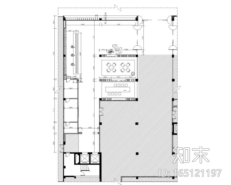 上海虹桥吴中路全季酒店公区CAD施工图+效果图+材料表施工图下载【ID:165121197】