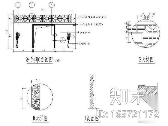 [学生作业]中式川菜馆设计方案cad施工图下载【ID:165721172】