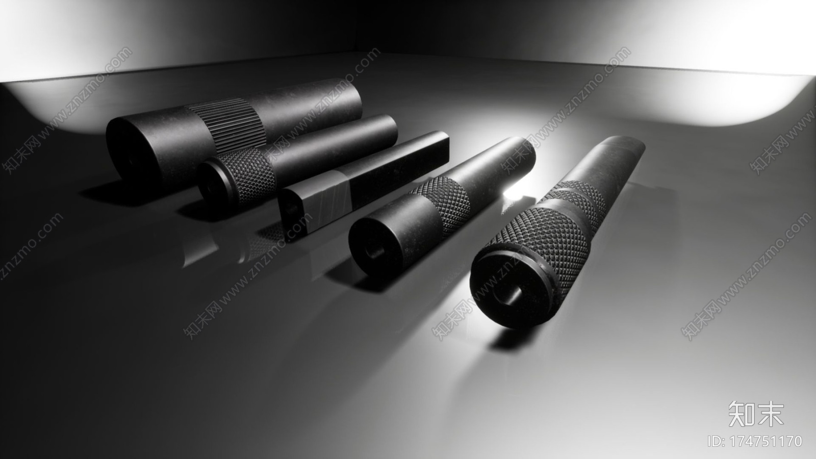 枪抑制工具包CG模型下载【ID:174751170】
