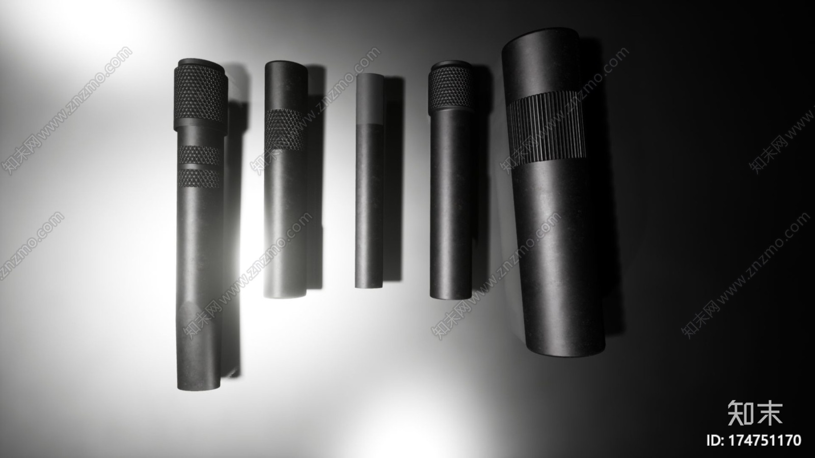 枪抑制工具包CG模型下载【ID:174751170】